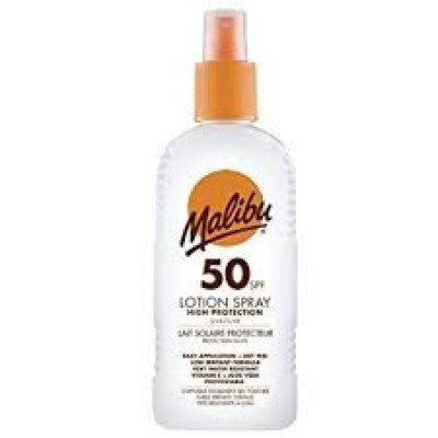 Malibu SPF50 Protective Lotion Spray 200ml x6