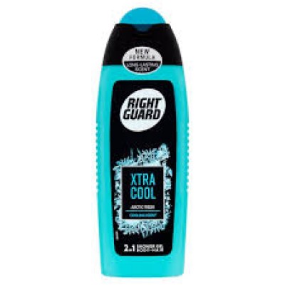 Right guard shower gel for men xtra cool 250ml x6